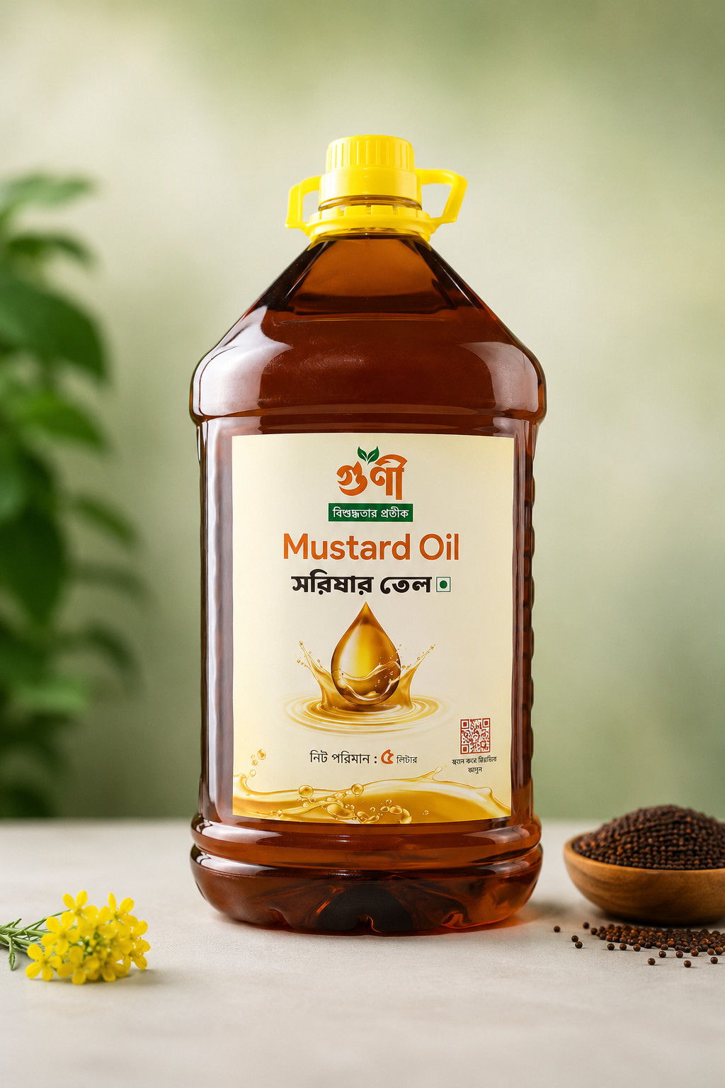 5 Liter Mustard Oil (সরিষার তেল)